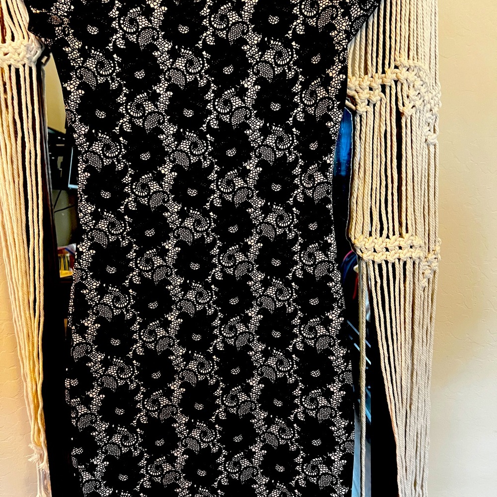 Black and white dress